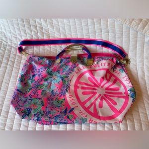 Lilly Pulitzer, overnight bag in pink